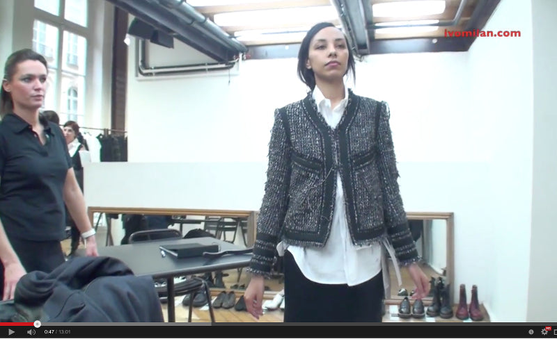Y's Yohji Yamamoto A/I 2014-15... dallo showroom di Parigi