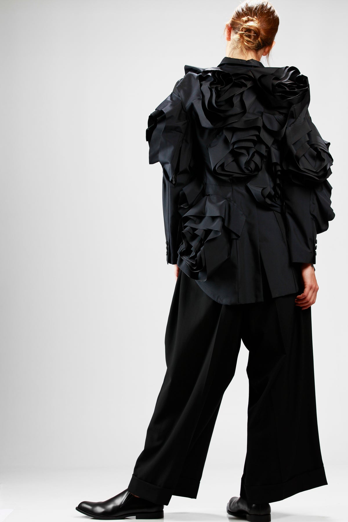 Polyester tropical morning coat