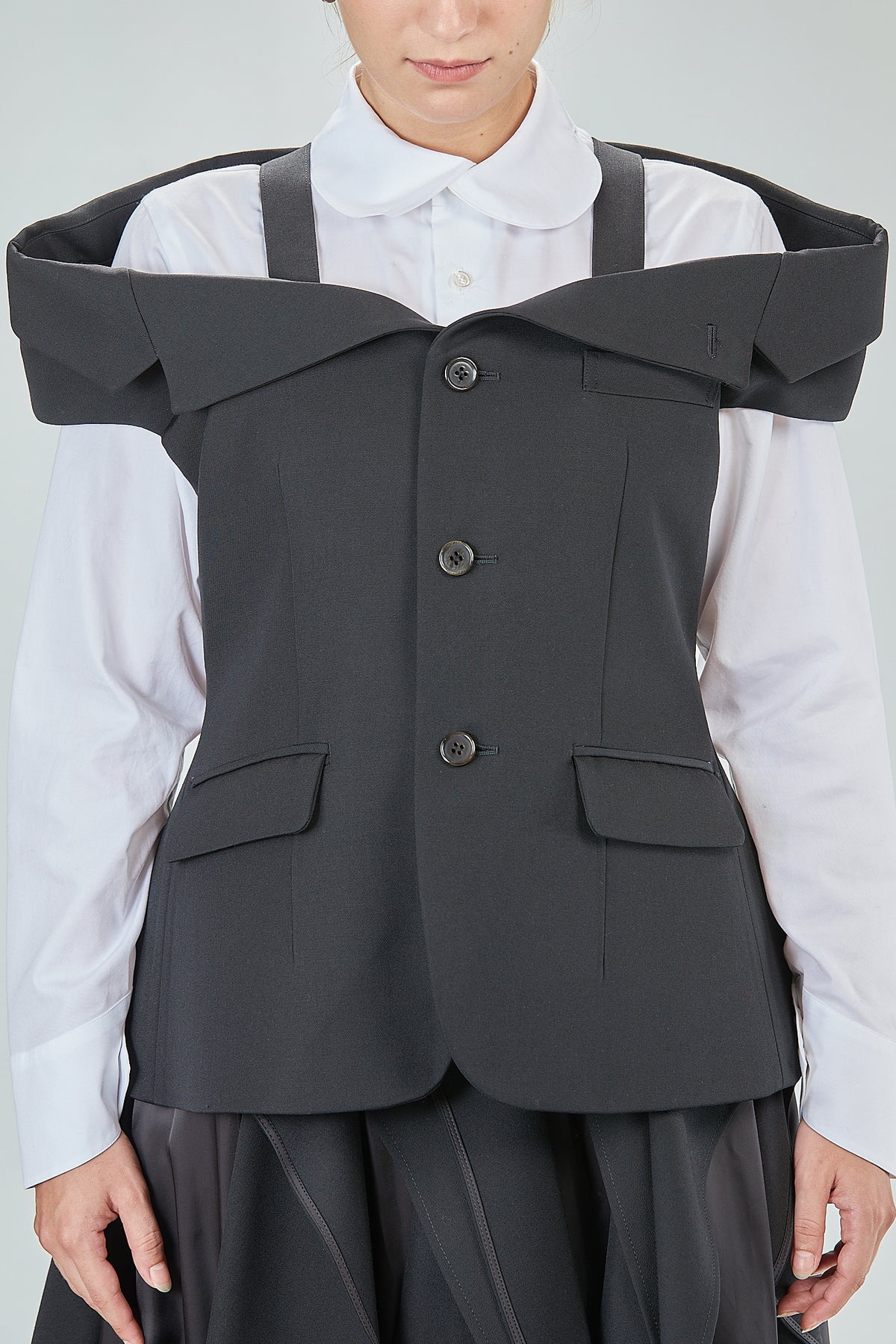 Ivo Milan Radical Fashion - gilet - NOIR KEI NINOMIYA
