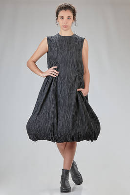 sleeveless dress in cupro, nylon and polyester taffetas  - 381