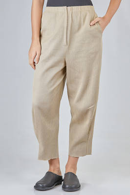 soft trousers in light linen, cotton, silk and cashmere jersey  - 227