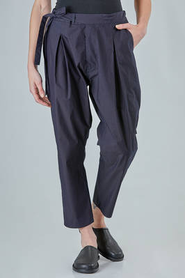 wide trousers in technical Japanese fresh cotton  - 402