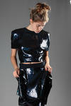 micro sequin t-shirt  - 