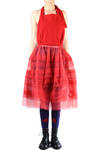 tulle skirt dungarees  - 