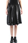 wet look crimped skirt  - 