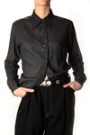 diagonal 3 buttons shirt  - 