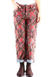 fraied tartan jeans  - 