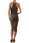rib jersey tank top dress - RICK OWENS 