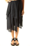 linen jersey bands skirt  - 