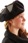 cachemire pile big beret  - 