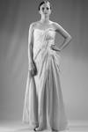 long haute couture asymmetric dress  - 