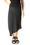 crêpe asymmetric skirt  - 