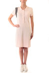 honeycomb jersey short dress  - 