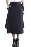 back string flare skirt  - 