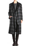 unbalance collar coat - 124/1+101/3  - 