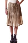 pleated skirt with cargo style pockets  - 