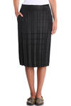 pleated sheath skirt  - 