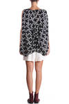 sleeveless draped printed georgette tunic - JUNYA WATANABE 