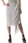 fireworks printed silk pareo skirt  - 