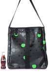 logo printed PVC big shoulder bag  - 