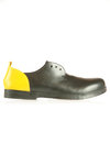 yellow rubber heel derby shoe  - 