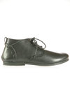 bubble rubber heel lace-up bootee  - 