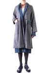 Harris tweed layered coat  - 