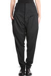 high waisted wool trousers  - 