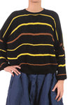 striped cotton pullover  - 
