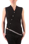sleeveless asymmetric top  - 