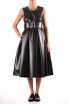 faux leather dress  - 