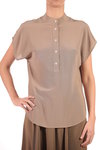 crêpe silk shirt  - 