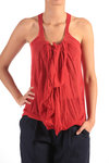 draped panel knit top  - 