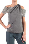 beaded stripe top  - 