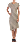 faded jersey linen dress  - 