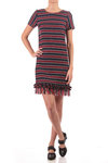 fringing hem dress  - 
