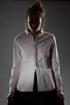 rabbit fur shirt jacket  - 