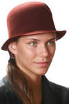 tight-brimmed derby  - 