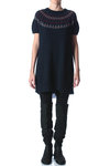 knit norwegian pattern dress  - 