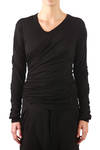 relaxed fit long t-shirt  - 
