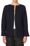 ribbed knit cardigan  - 