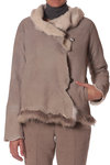 soft lamb skin jacket  - 