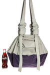 soft leather big rounded bag  - 