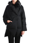 padded wool coat  - 