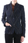 patterned jacquard jacket  - 