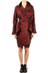 irregular pleated dress  - 