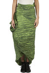 pleated shot long skirt dress  - 