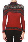 norwegian knit design printed top  - 