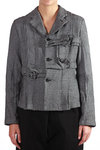 pied de poule short jacket  - 