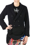 gauzed wool cropped jacket  - 